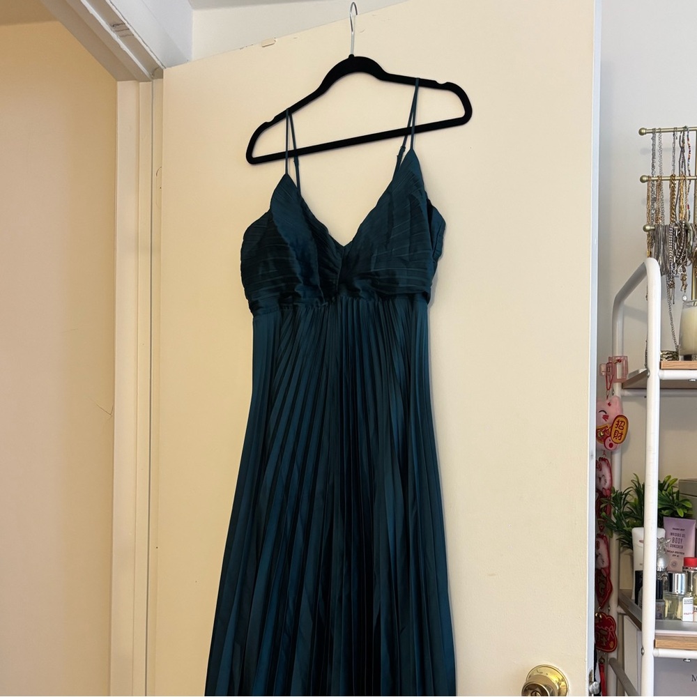 Abercrombie & Fitch Deep Teal Maxi Dress